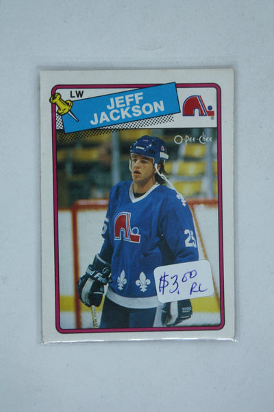 Jeff Jackson 1988-89 O-Pee-Chee Rookie Card