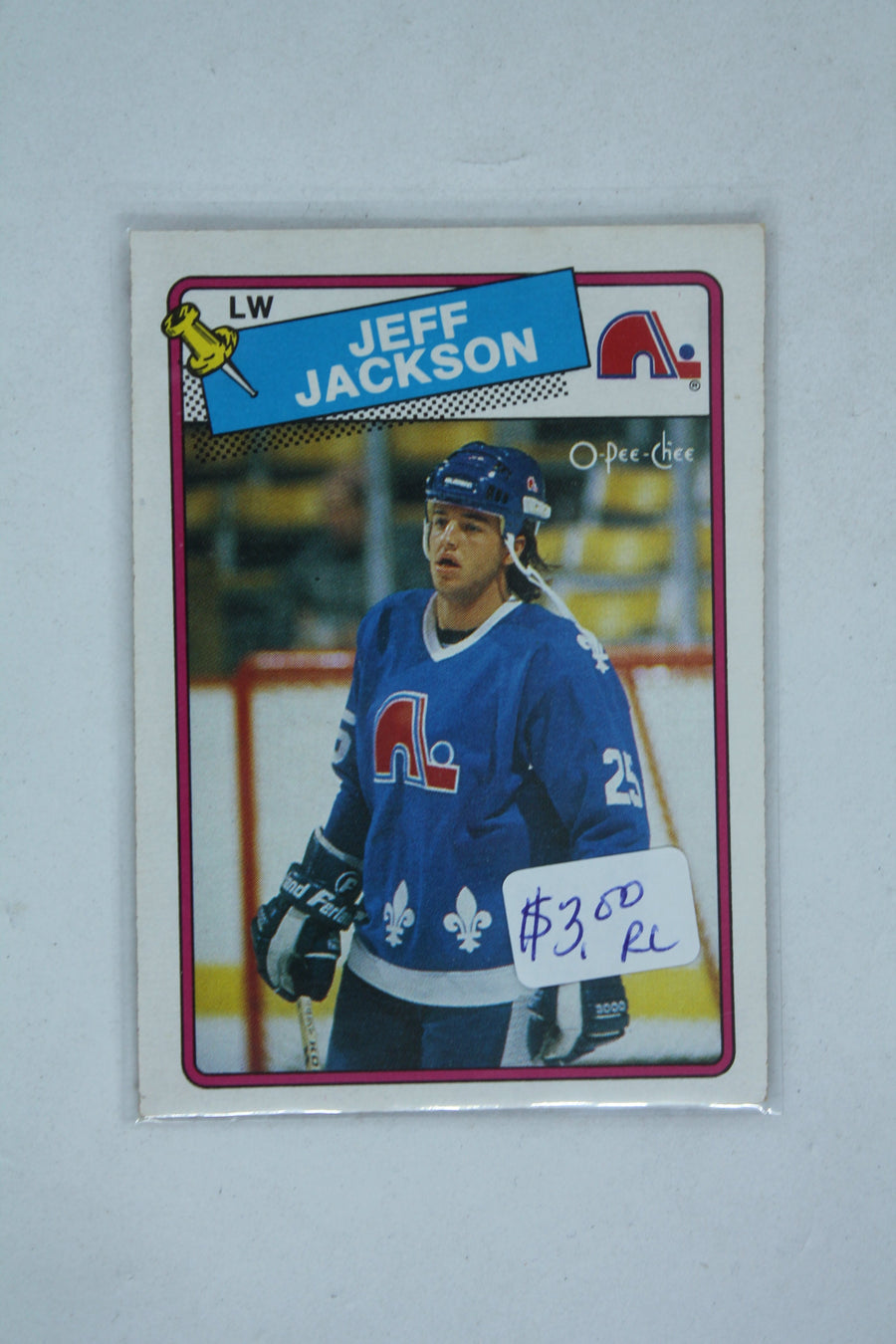 Jeff Jackson 1988-89 O-Pee-Chee Rookie Card