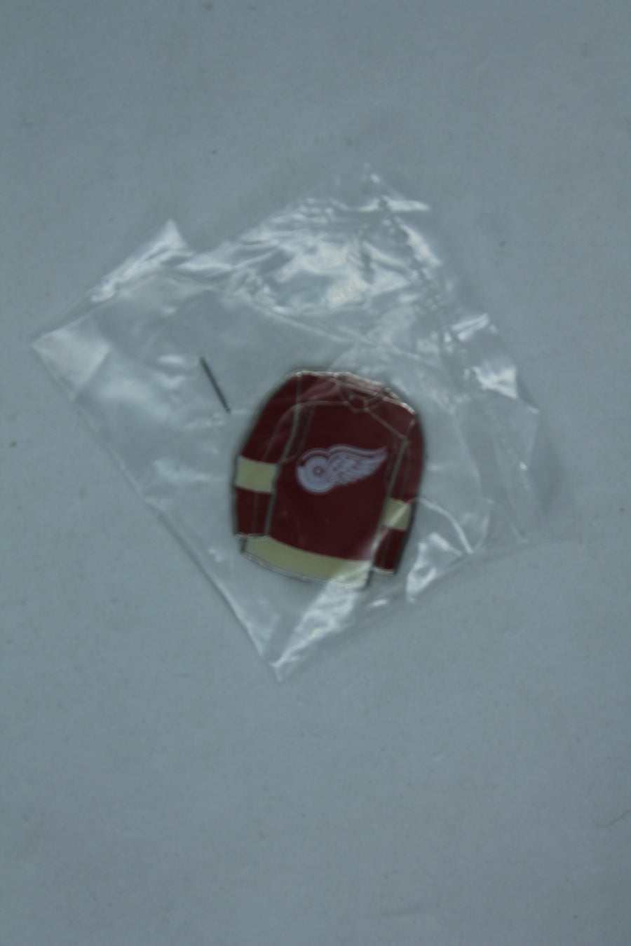 NHL Detroit Red Wings Jersey Collector Sticky Back Pin (Sale)