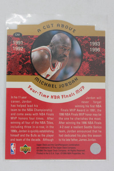 Michael Jordan 1996-97 Upper Deck Collector's Choice - A Cut Above: The Jordan Years #CA9.1