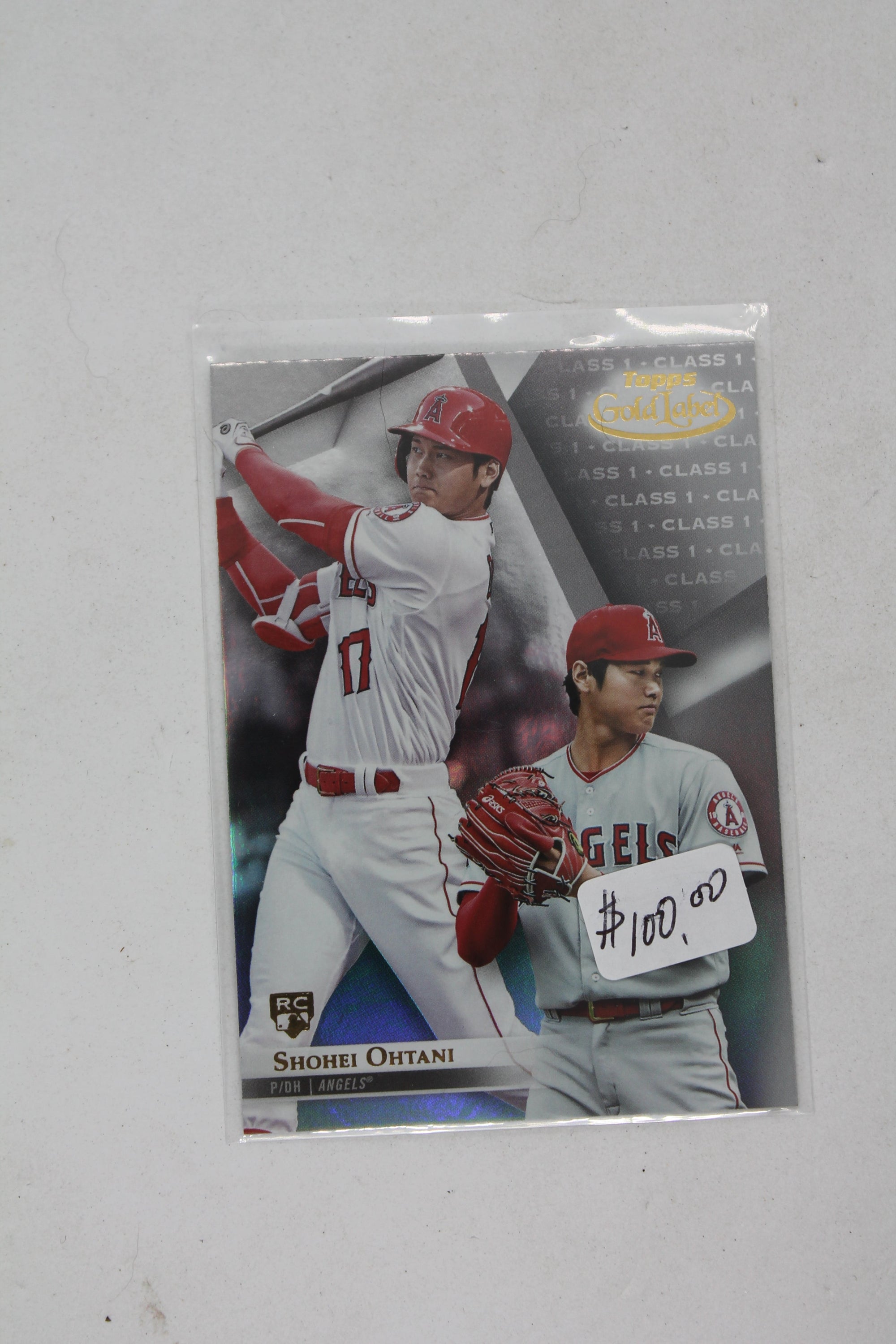 Shohei Ohtani 2018 Topps Gold Label Rookie Card