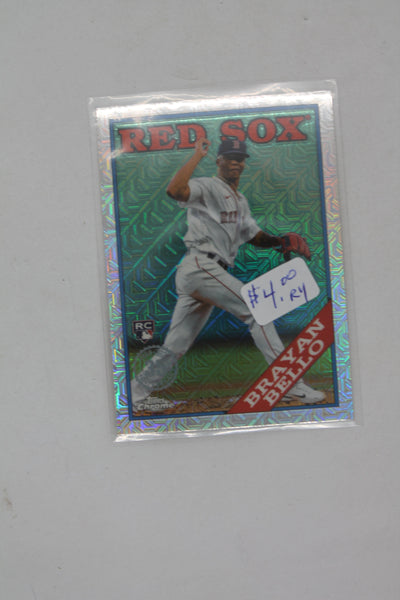 Brayan Bello 2023 Topps Series 1 - 1988 Topps Chrome Silver Pack #T88C-33 Rookie Year