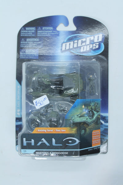 McFarlane Toys Halo Micro Ops Series 1 Warthog & Mongoos 2012 NEW