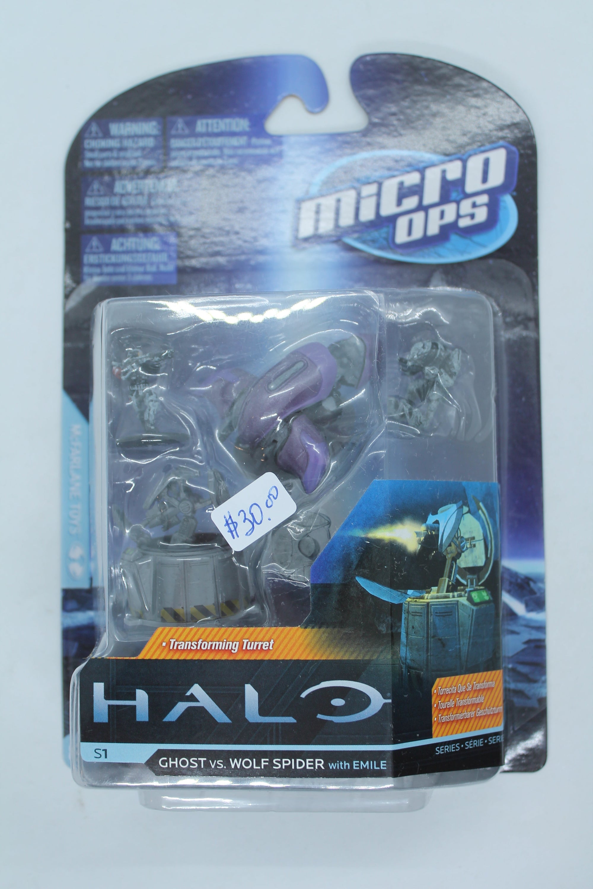 Halo Micro Ops Series 1 (2012) McFarlane toys, Ghost vs. Wolf Spider