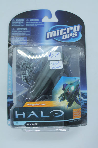 Halo Micro Ops Series 1  (2012) McFarlane toys, Banshee (slight cardboard damage)