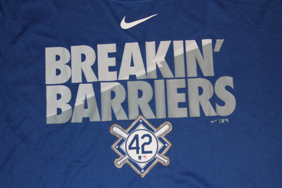 MLB Los Angeles Dodgers Nike #42 Breaking Barriers Tee (Jackie Robinson)