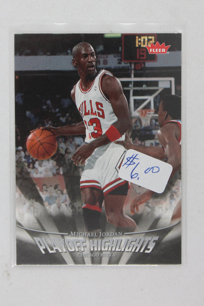 Michael Jordan 2007-08 Fleer Michael Jordan - Box Set Playoff Highlights #PH27