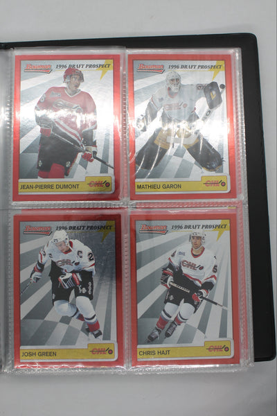 1995-96 Bowman Draft Prospects Hockey Set with Blenheim's Chris Allen - Set of 40 Cards