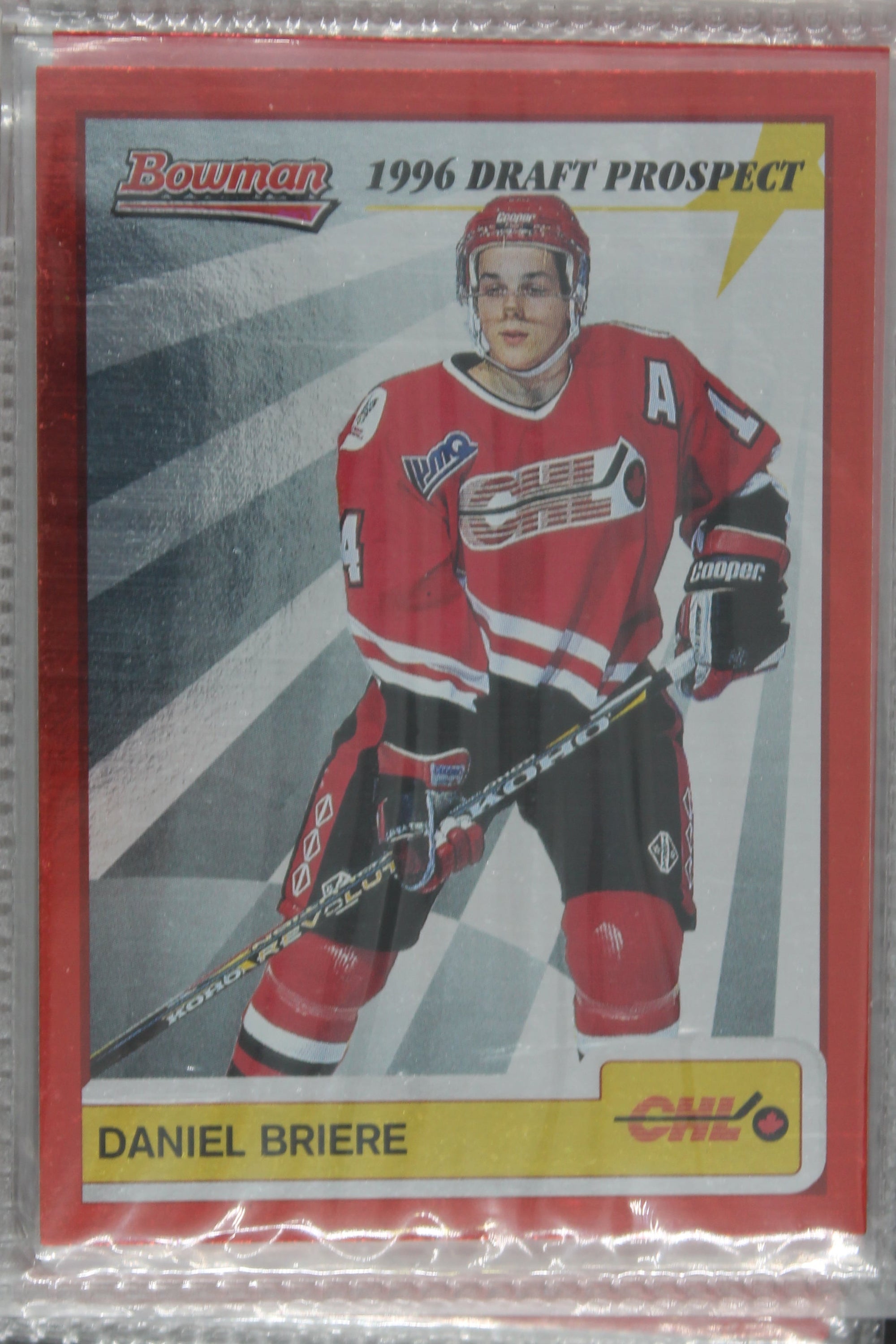 1995-96 Bowman Draft Prospects Hockey Set with Blenheim's Chris Allen - Set of 40 Cards