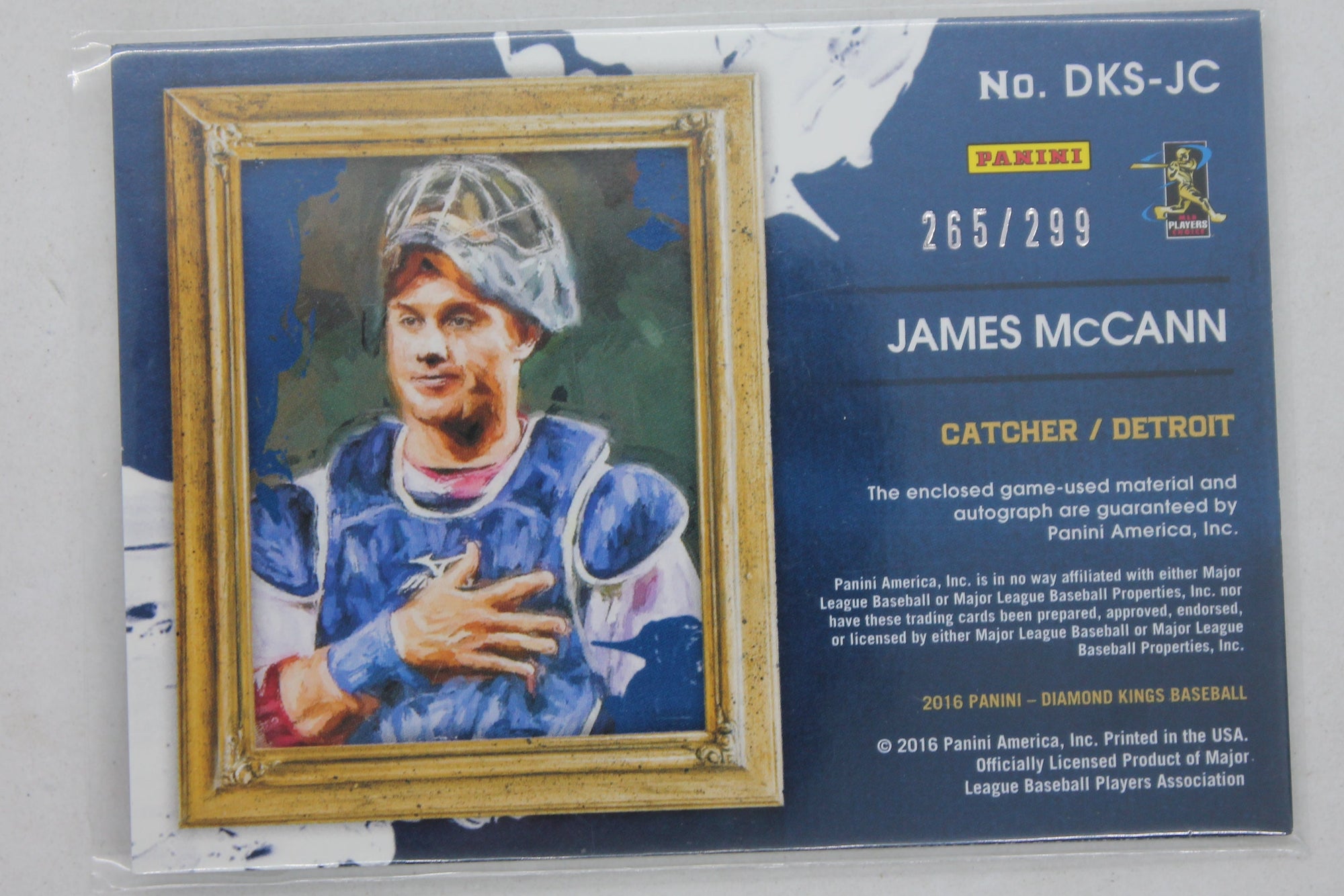 James McCann 2016 Panini Diamond Kings - Signatures - #DKS-JC #265/299