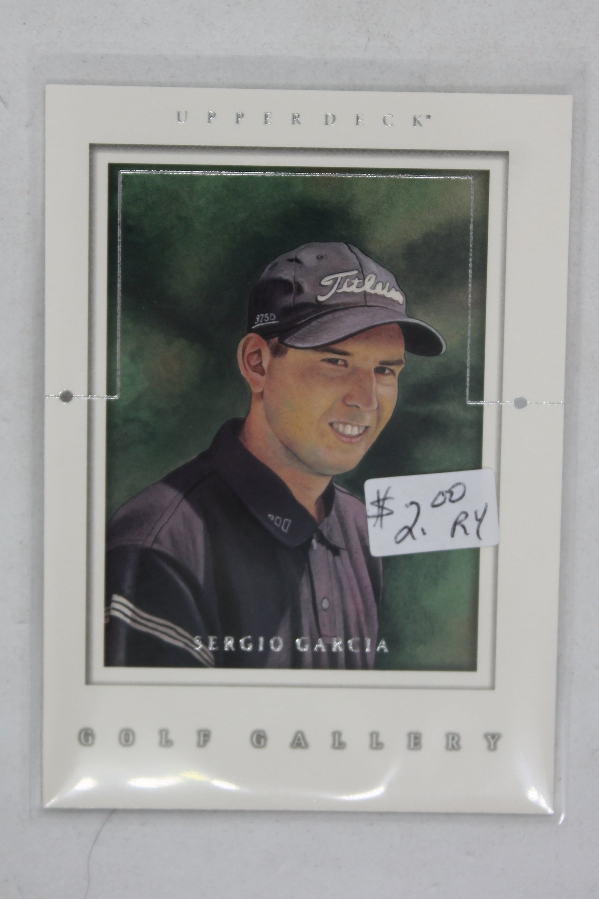 Sergio Garcia 2001 Upper Deck - Golf Gallery #GG2 (Rookie Year)