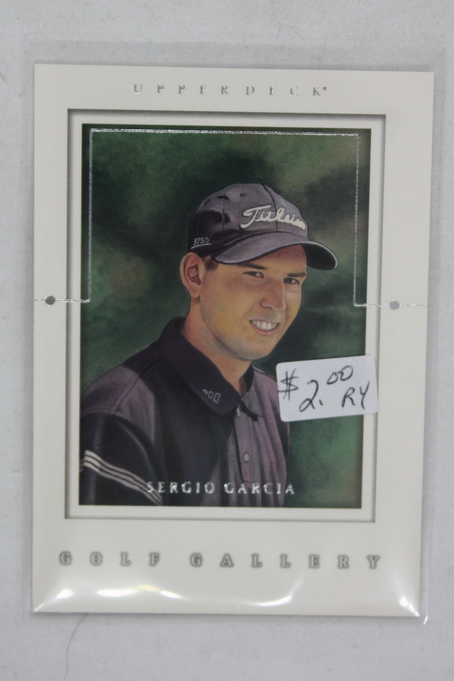 Sergio Garcia 2001 Upper Deck - Golf Gallery #GG2 (Rookie Year)