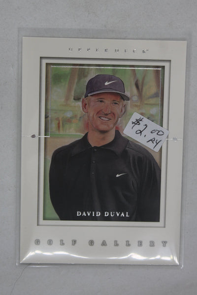 David Duval 2001 Upper Deck - Golf Gallery #GG5 (Rookie Year)