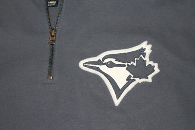 MLB Toronto Blue Jays Men's 1/4 Zip Sweatshirt - '47 Brand - Grey - XLarge
