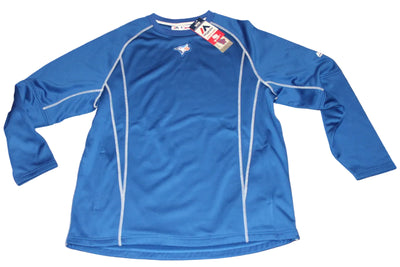 MLB Toronto Blue Jays Men's Long Sleeve - Majestic - Authentic Collection - Practice Pullover