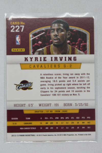 Kyrie Irving 2012-13 Panini Rookie Card