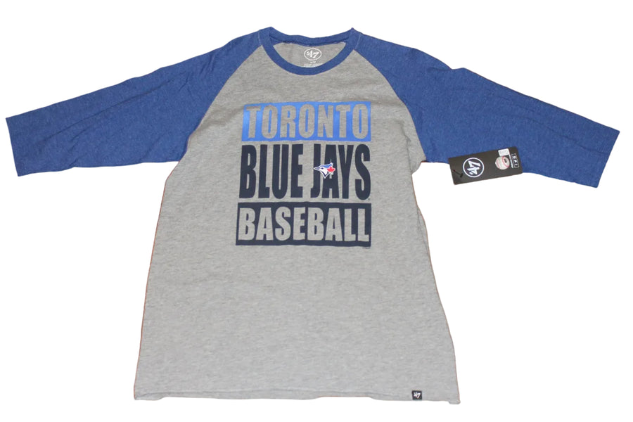 MLB Toronto Blue Jays '47 Brand 3/4 Sleeve tee