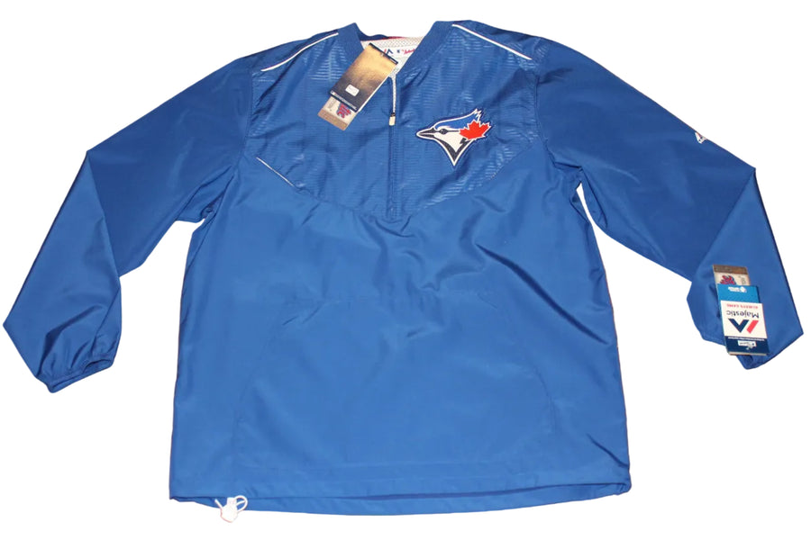 MLB Toronto Blue Jays Men's Coolbase Training Jacket - Majestic Authentic