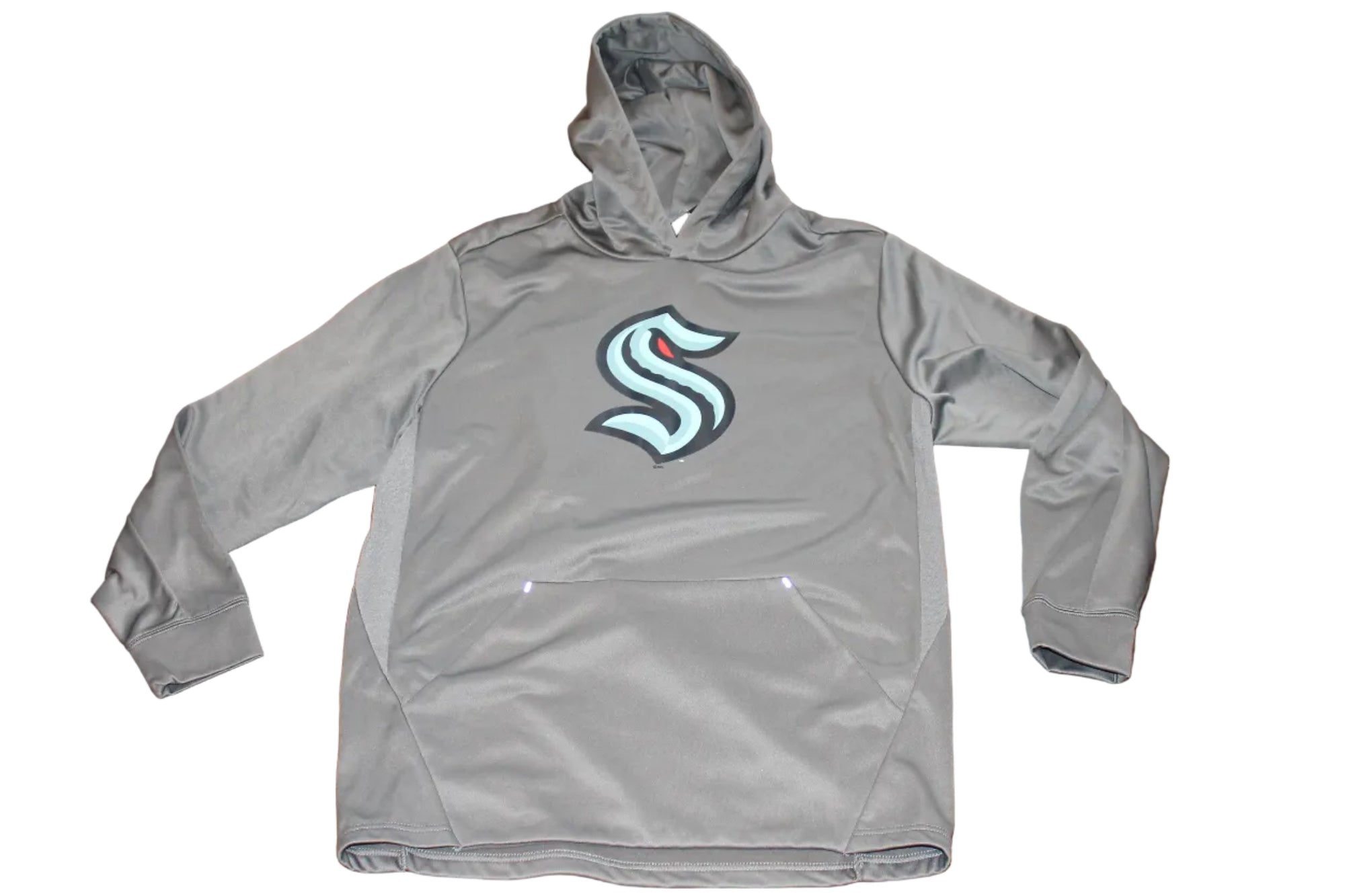 NHL Seattle Kraken Fanatics Authentic Pro Men's Pullover Grey Hoodie