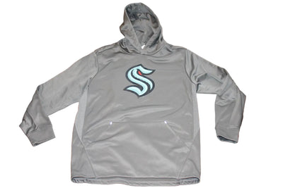 NHL Seattle Kraken Fanatics Authentic Pro Men's Pullover Grey Hoodie
