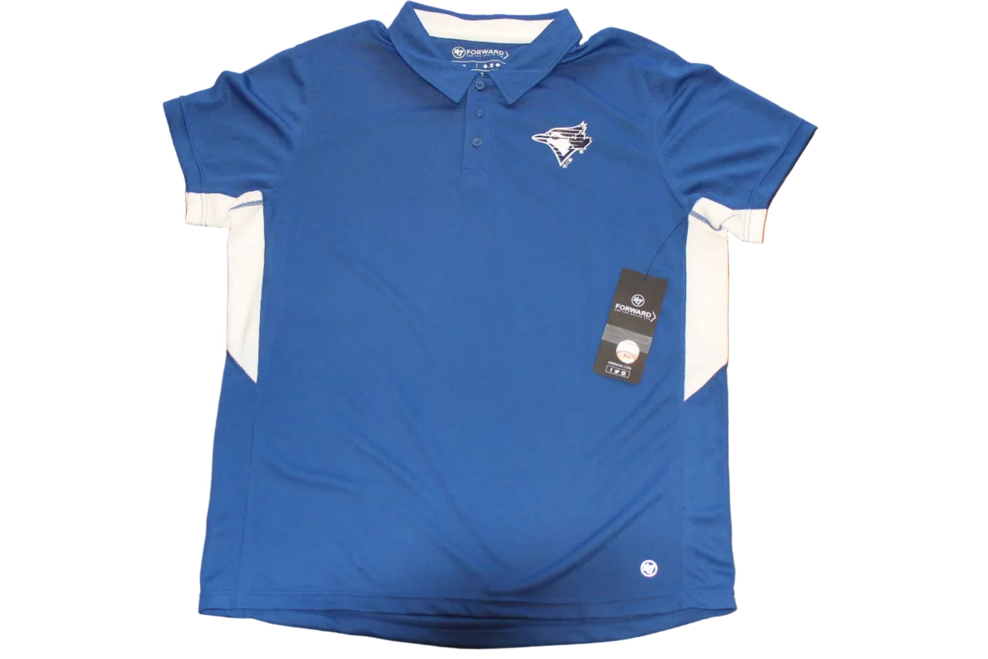 MLB Toronto Blue Jays Men's '47 Brand Golf Shirt - Large