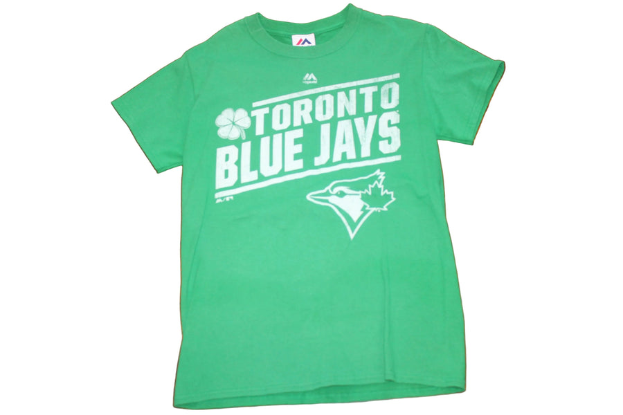 MLB - Men's Majestic Toronto Blue Jays St. Patty's T-Shirt - Green - Small