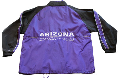 MLB Arizona Diamondbacks Logo Athletic Men's Full-Zip Jacket - XLarge