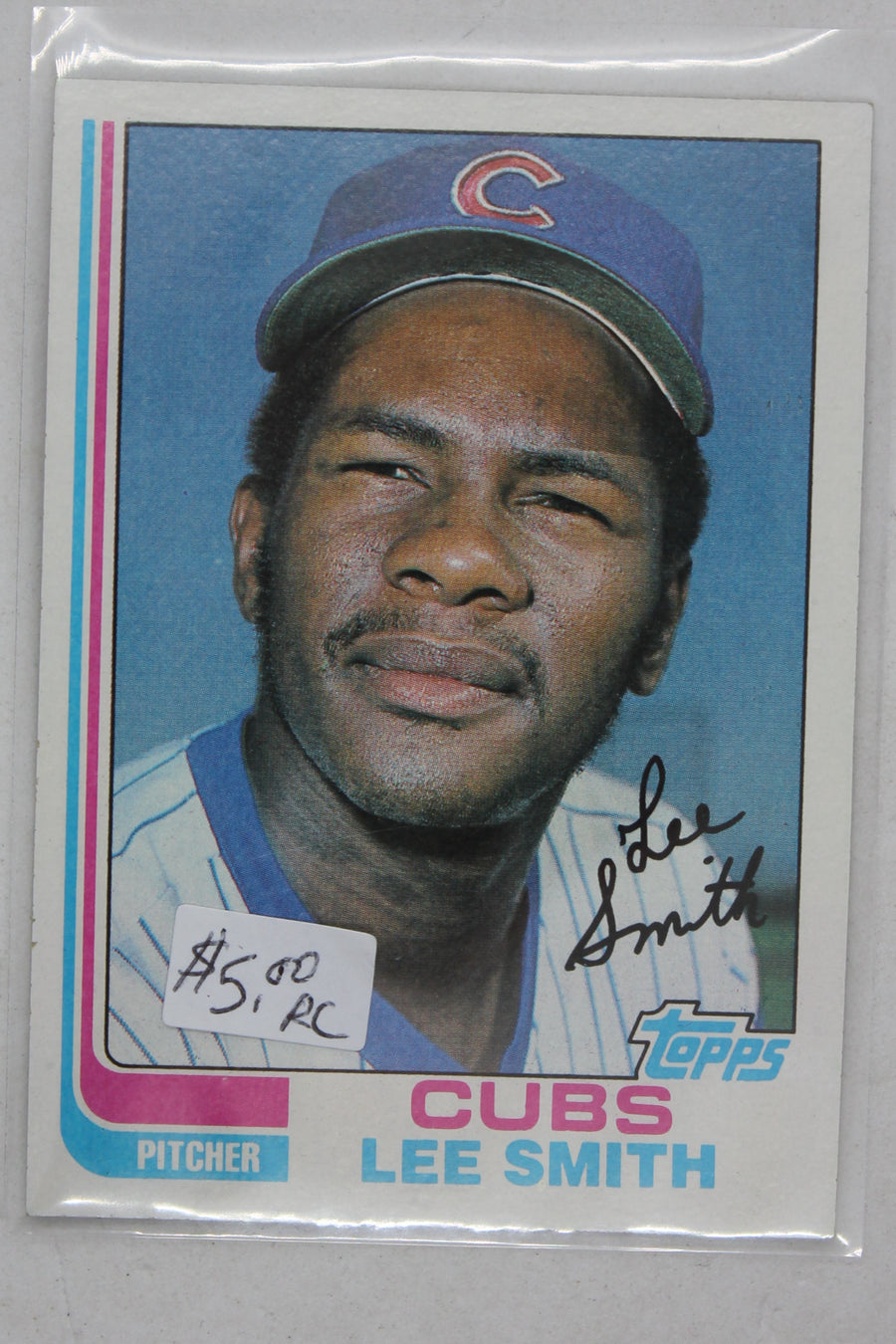 Lee Smith 1982 Topps Rookie Card - Chicago Cubs