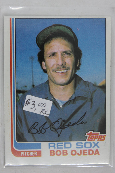 Bob Ojeda 1982 Topps Rookie Card - Boston Red Sox