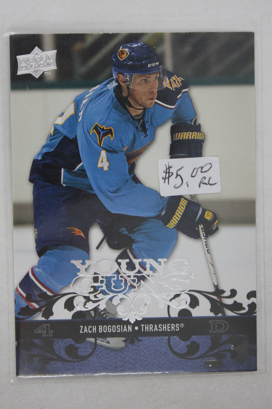 Zach Bogosian 2008-09 Upper Deck Young Guns Rookie Card