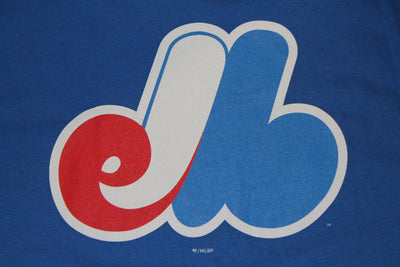 MLB Montreal Expos Men's '47 Brand Short Sleeve Tee - XLarge