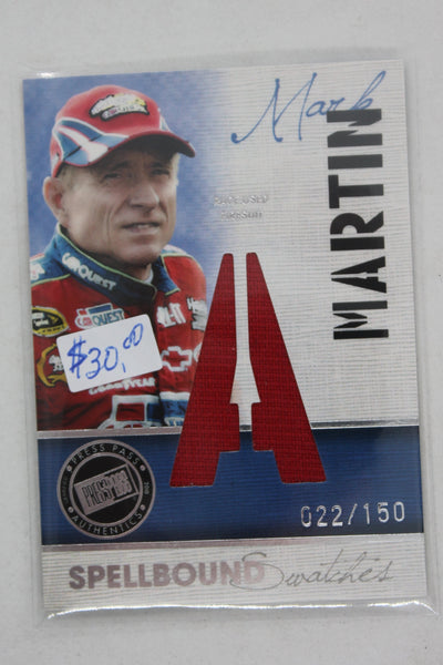 Mark Martin 2010 Press Pass Eclipse - Spellbound Swatches #SS-MM2 #022/150