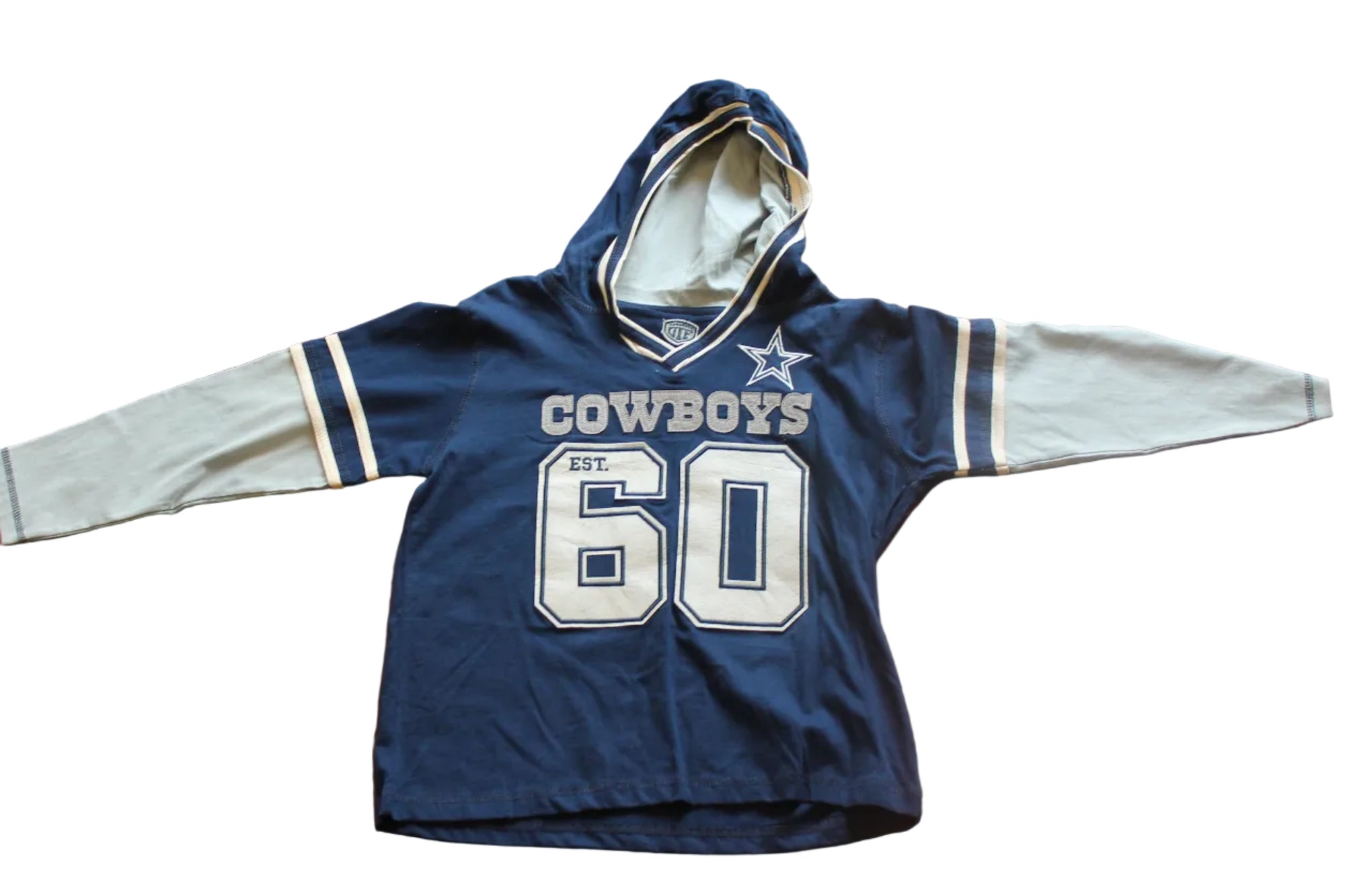 NFL Dallas Cowboys Youth Old Time Football Light Wetght Hoodie