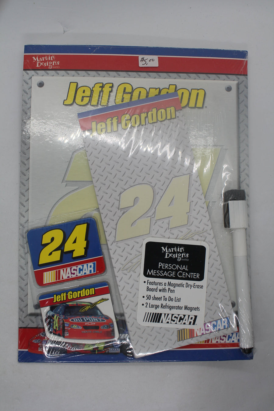 Jeff Gordon #24 Personal Message Centre - Dry Erase will likely need to be replaced