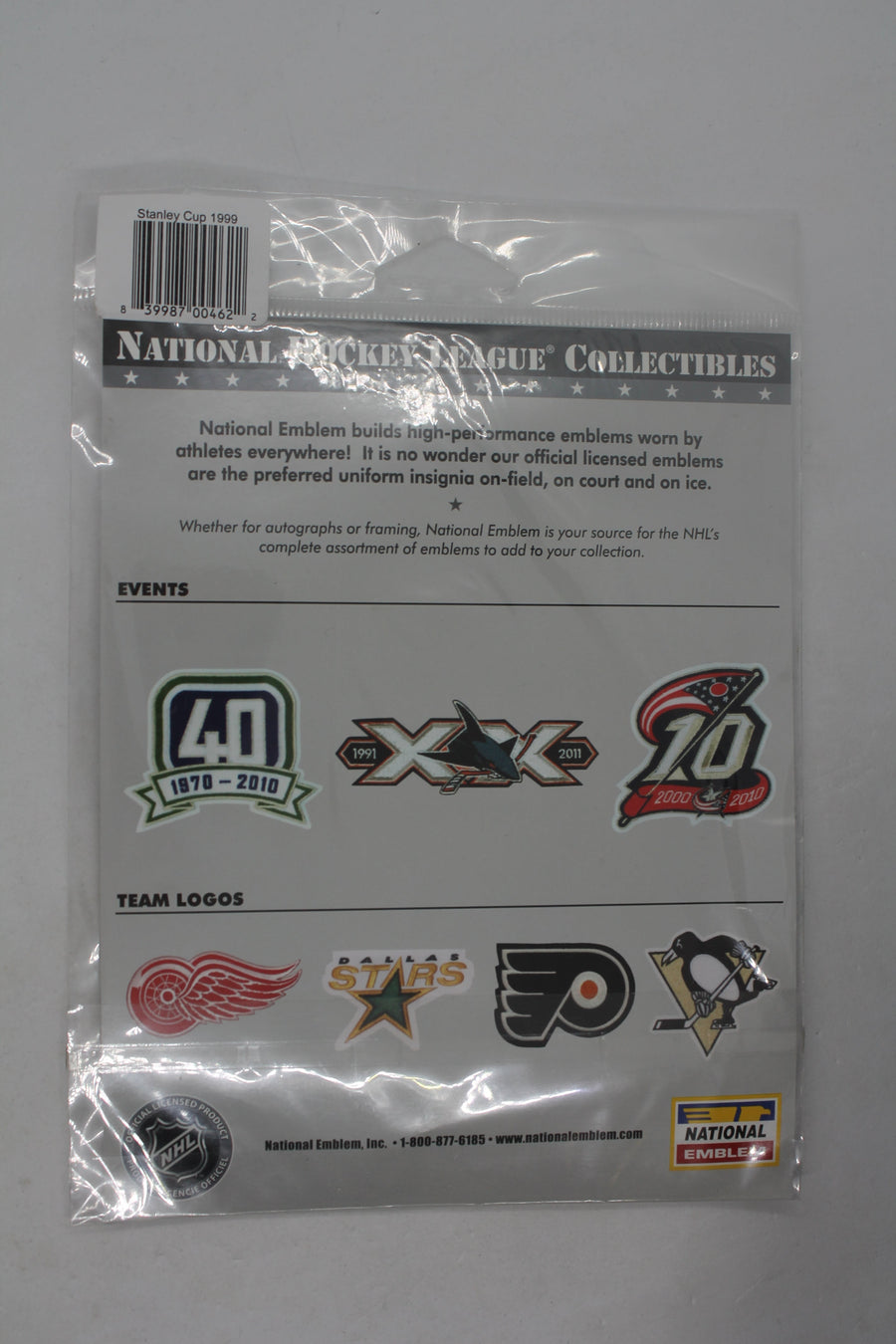 NHL 1999 NHL Stanley Cup Final Authentic Collectible Emblem