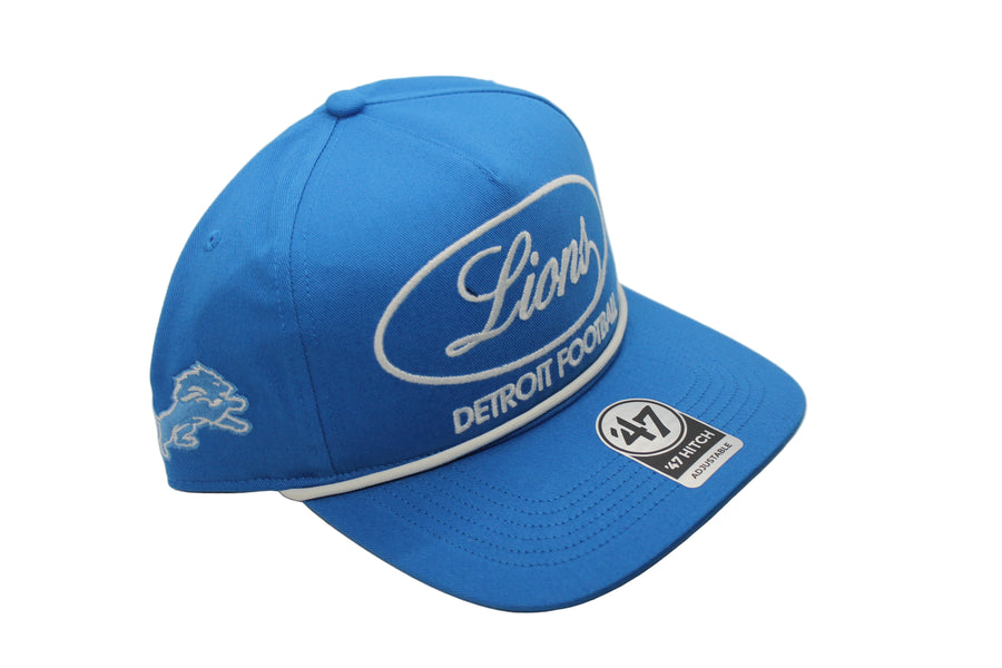 NFL Detroit Lions '47 Brand "Foundation" Hitch Snapback Hat (Blue)