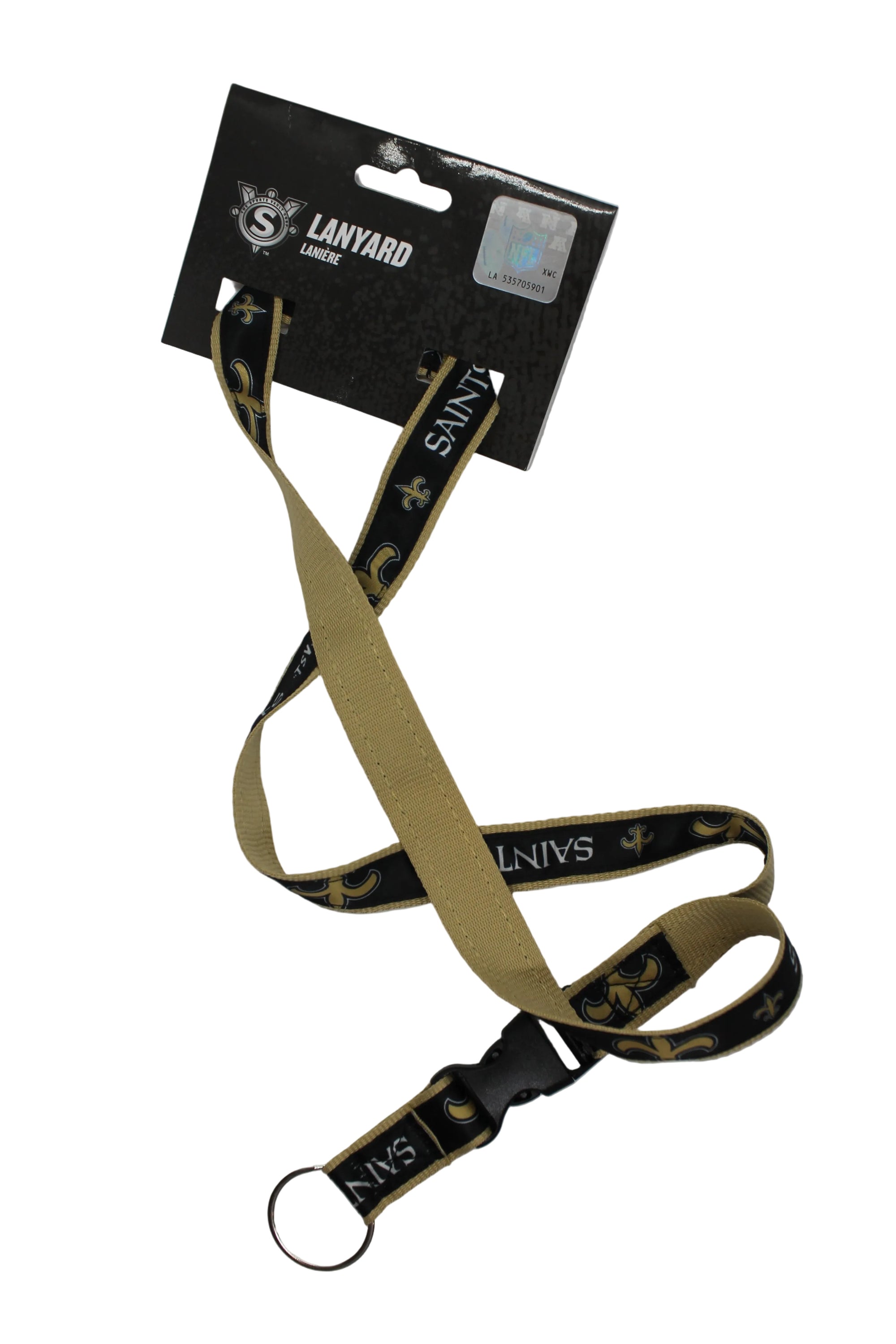 NFL New Orleans Saints Sublimated Lanyard - The Sports Vault