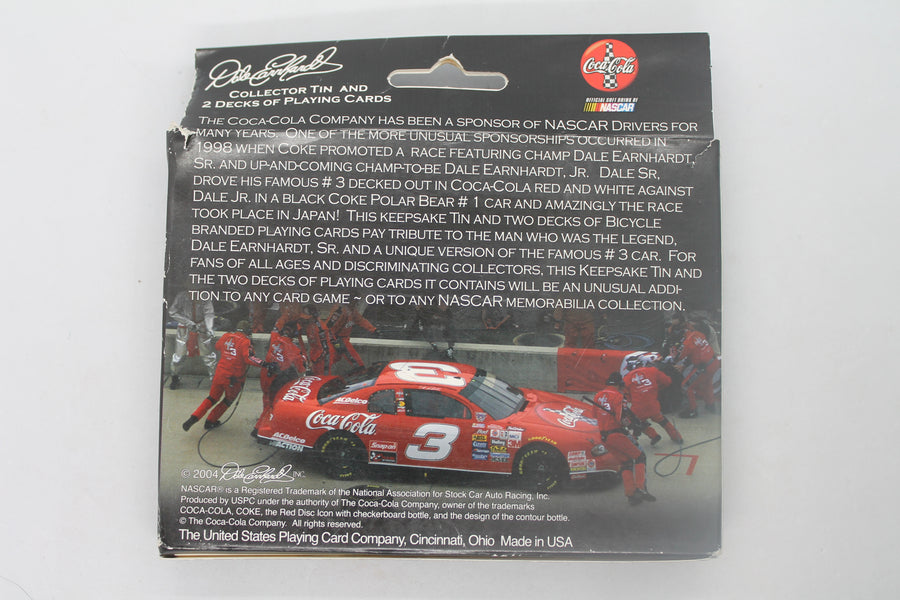NASCAR Dale Earnhardt Sr. #3 Bicycle Playing Cards - 2 decks in Collector Tin