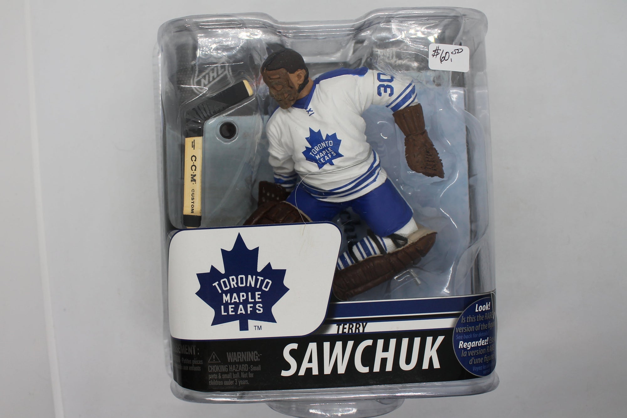 Terry Sawchuk MCFARLANE - NHL SERIES 29 - TORONTO MAPLE LEAFS - White JERSEY