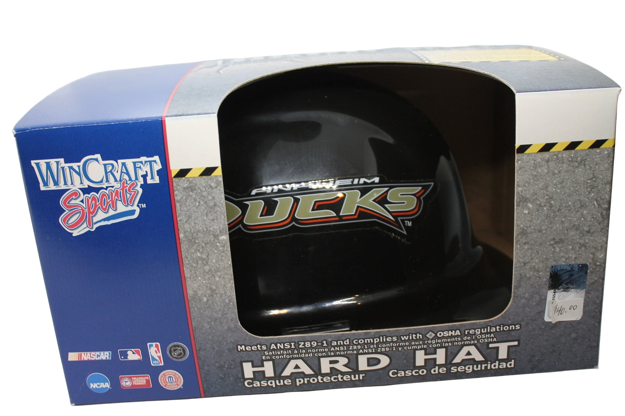 NHL Anaheim Ducks Team Authentic Hard Hat