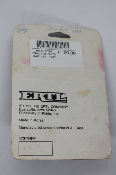 1/64 ERTL CASE IH 2394 1987 PLOWING MATCH SPECIAL EDITION #473FP