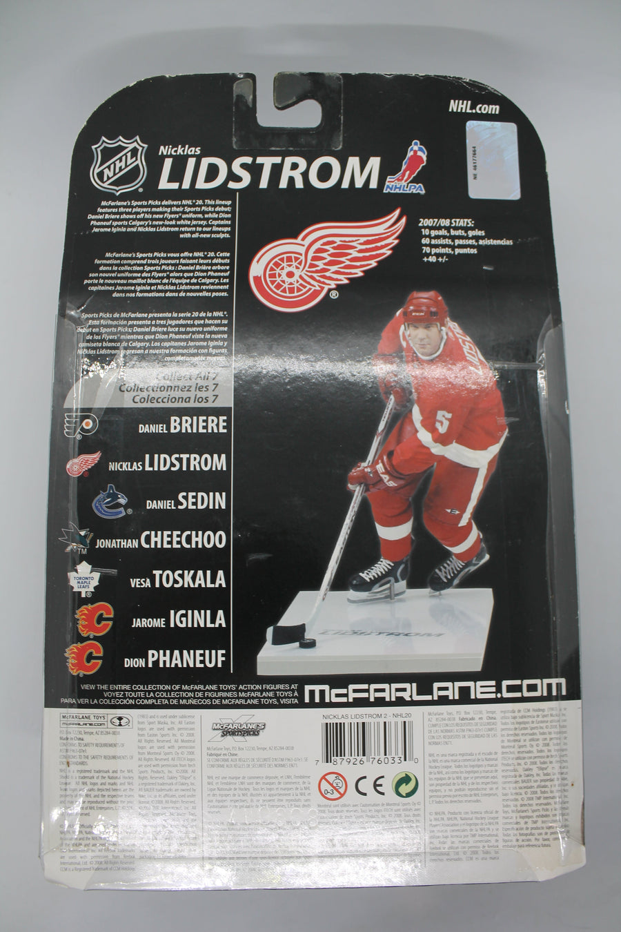 Nicklas Lidstrom McFarlane NHL 20 - Detroit Red Wings