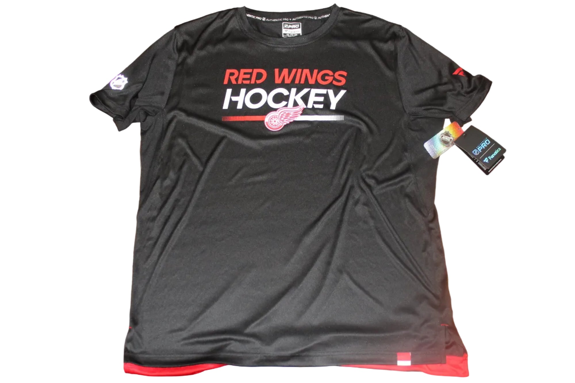 NHL Detroit Red Wings Fanatics Men's Authentic Pro Tech Tee - XXLarge
