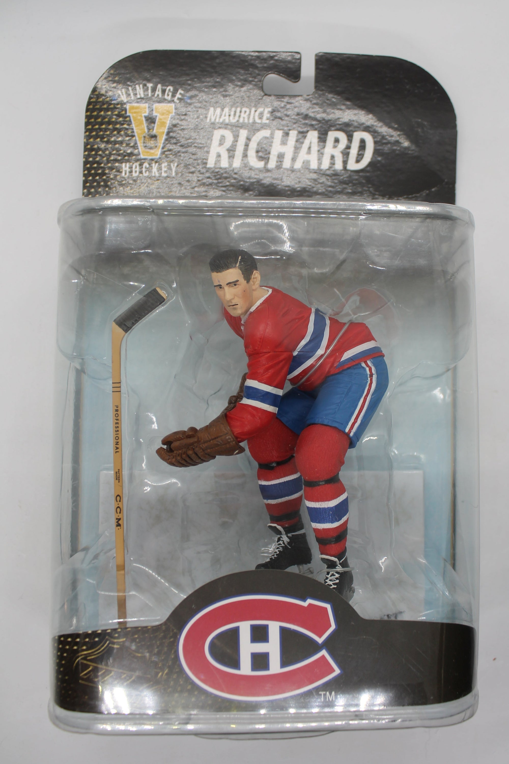 Maurice Richard Mcfarlane NHL Legends 7  Montreal Canadiens - Cardboard damage