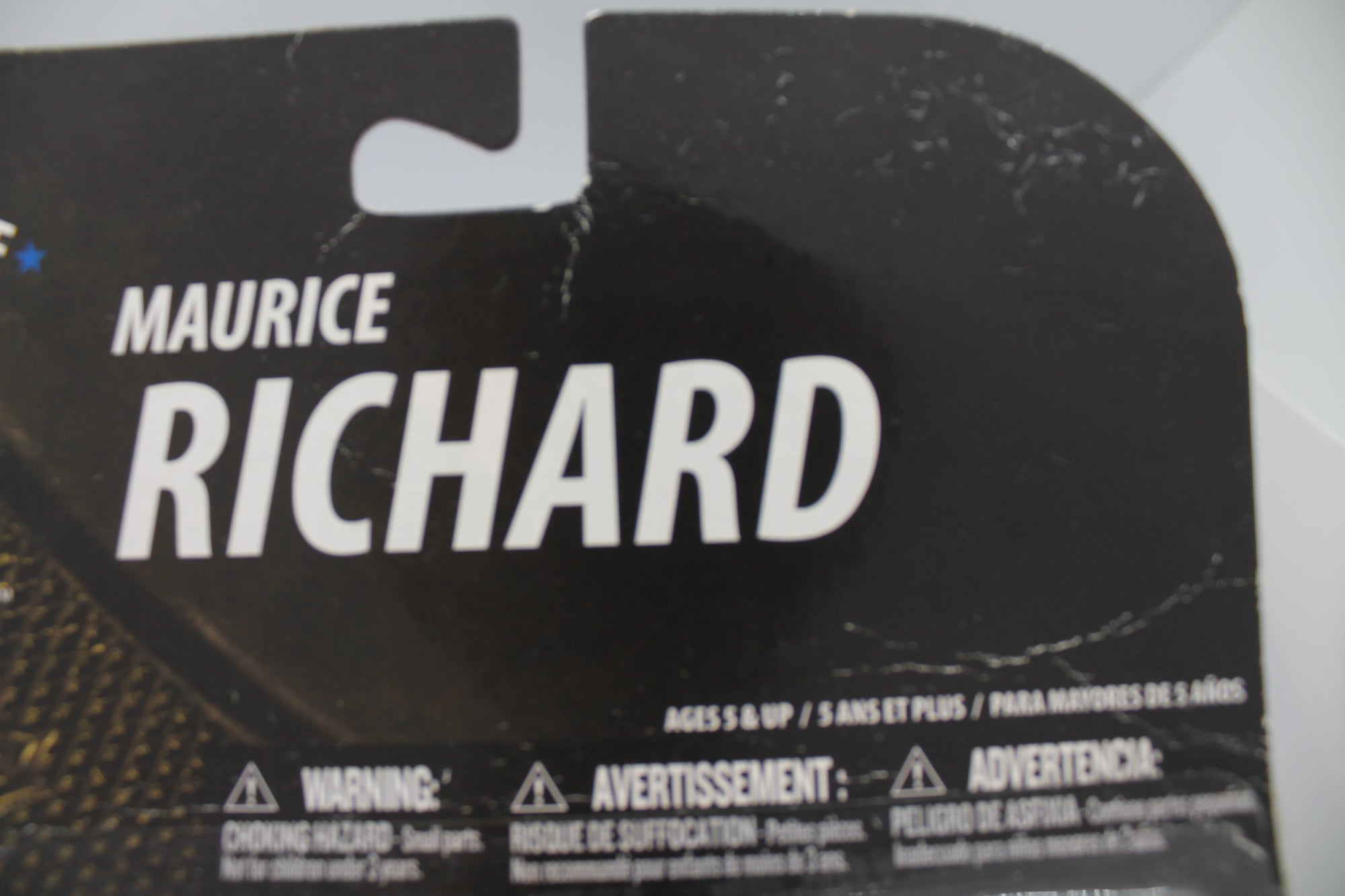 Maurice Richard Mcfarlane NHL Legends 7  Montreal Canadiens - Cardboard damage