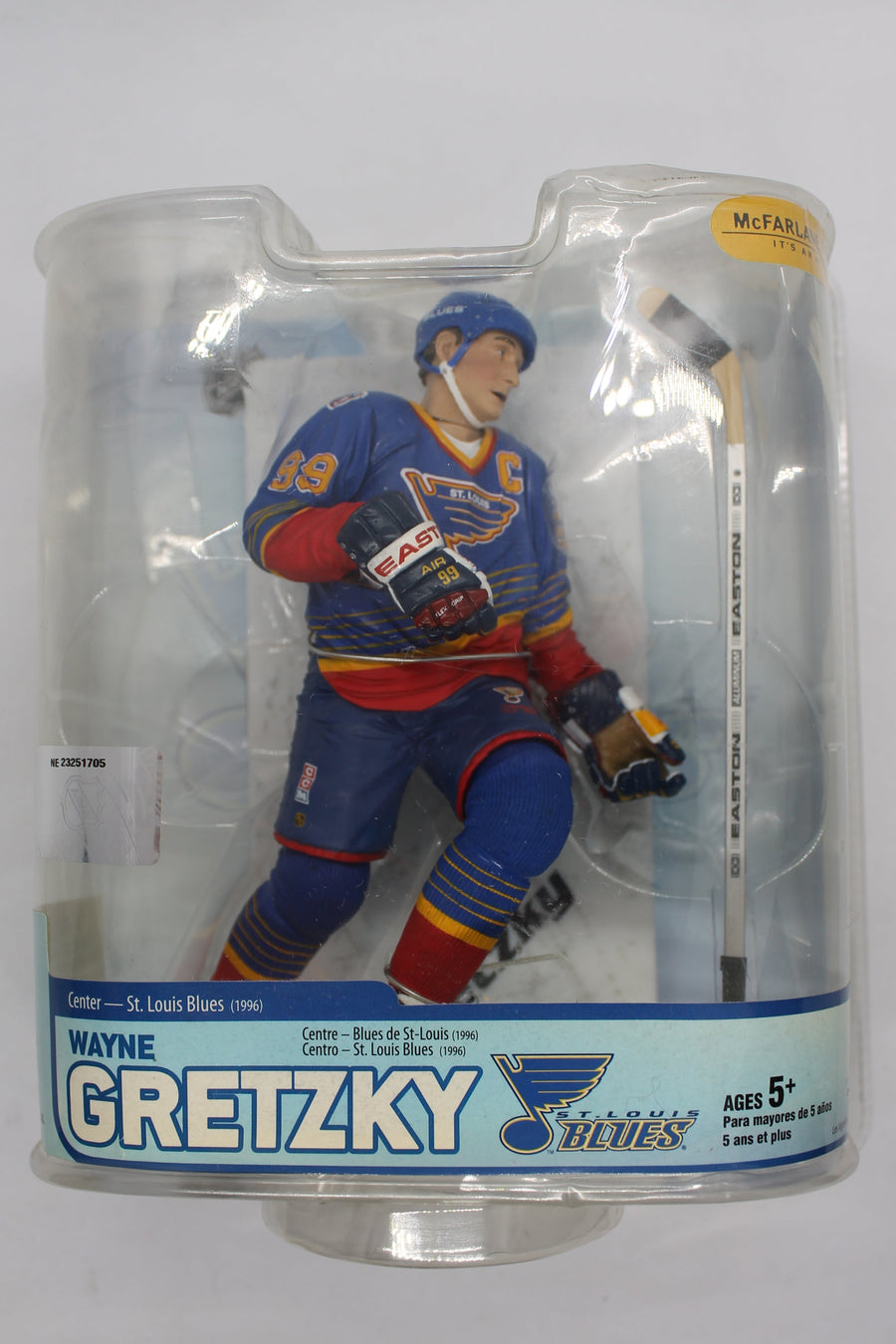 Wayne Gretzky McFarlane NHL Legends Series 5  Blues 6" Action Figure 2007