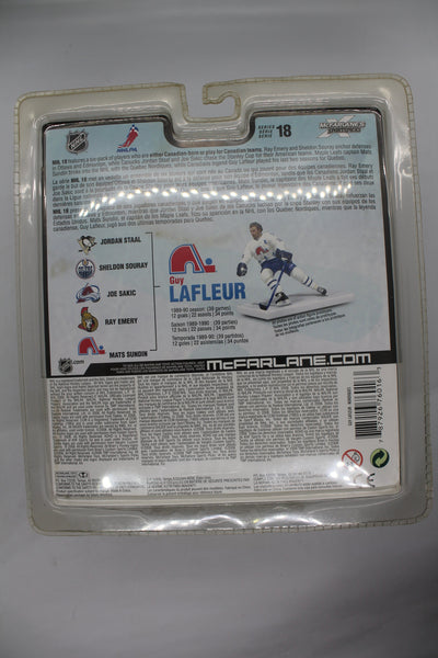 Guy Lafleur Mcfarlane NHL Series 18 - Quebec Nordiques - Yellowed Clamshell