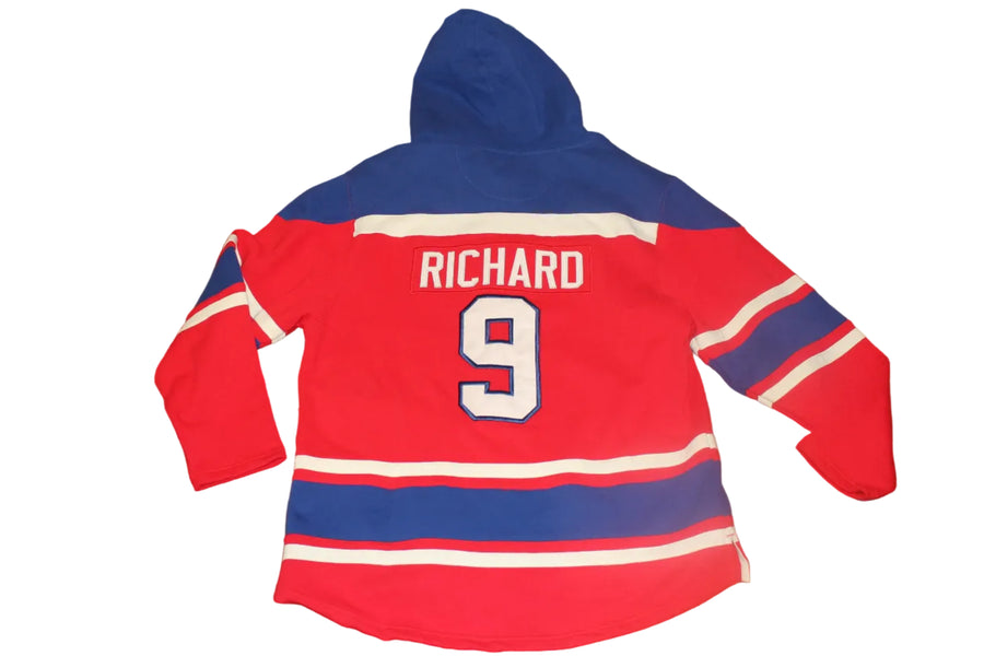 NHL Alumni Player - Richard #9 - Montreal Canadiens Men's '47 Brand Lacer Hoodie