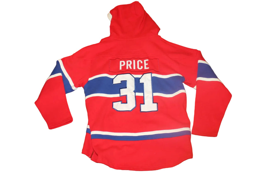 NHL Alumni Player - Price #31 - Montreal Canadiens Men's '47 Brand Lacer Hoodie