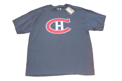 NHL Montreal Canadiens Jaques Plante OTH Alumni Men's Tee - Blue - XXL